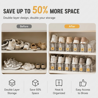 🔥2026 Hot Sale | Clear Shoe Slots Organizers