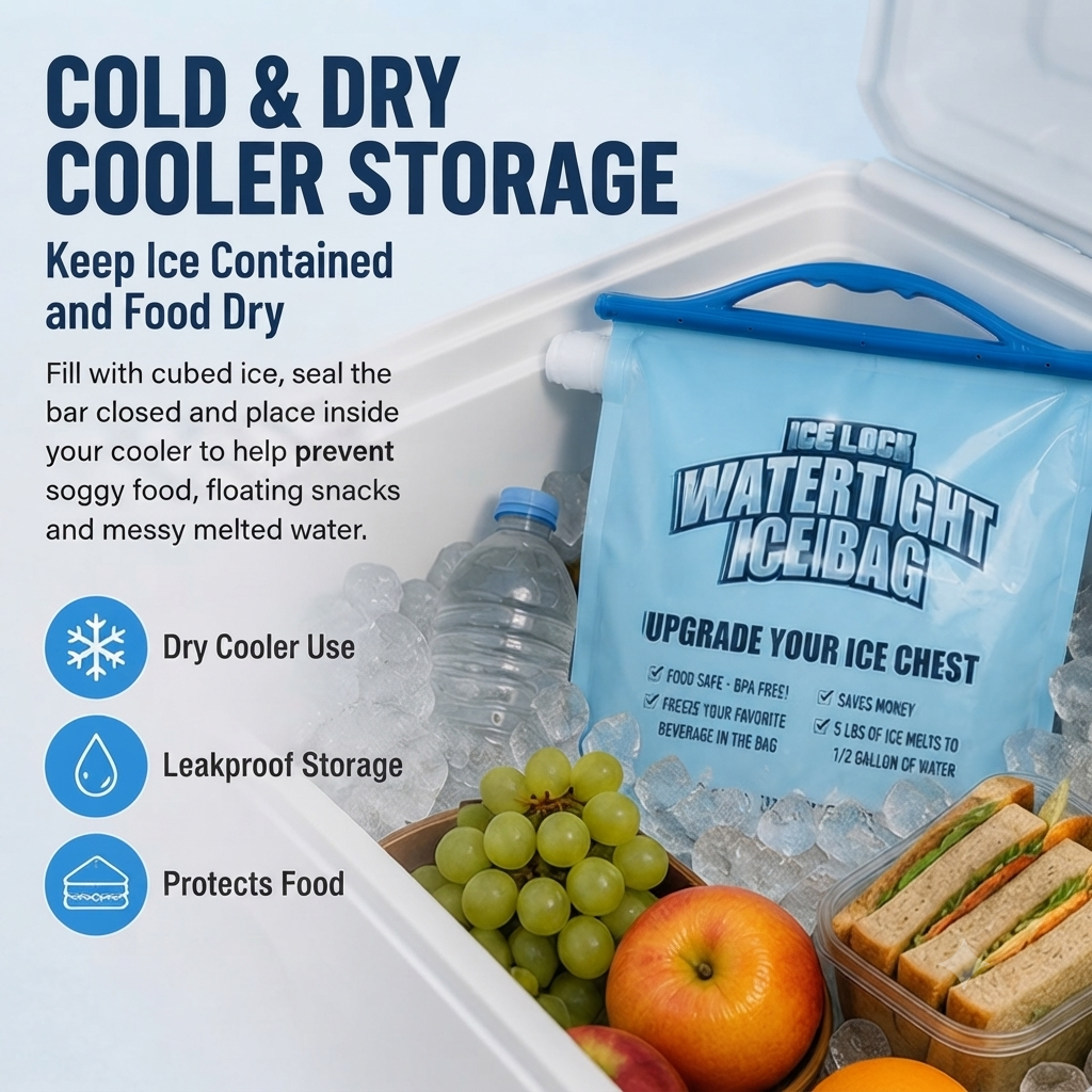 💥New Arrival | Large Leakproof Cooler Ice Bags
