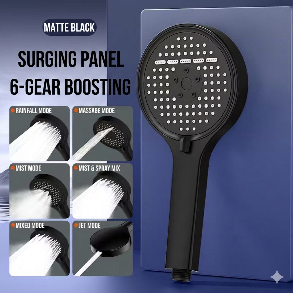 June Hot Selling! 🔥50% OFF🔥 - 7-Mode Pressurized Rain Shower Head