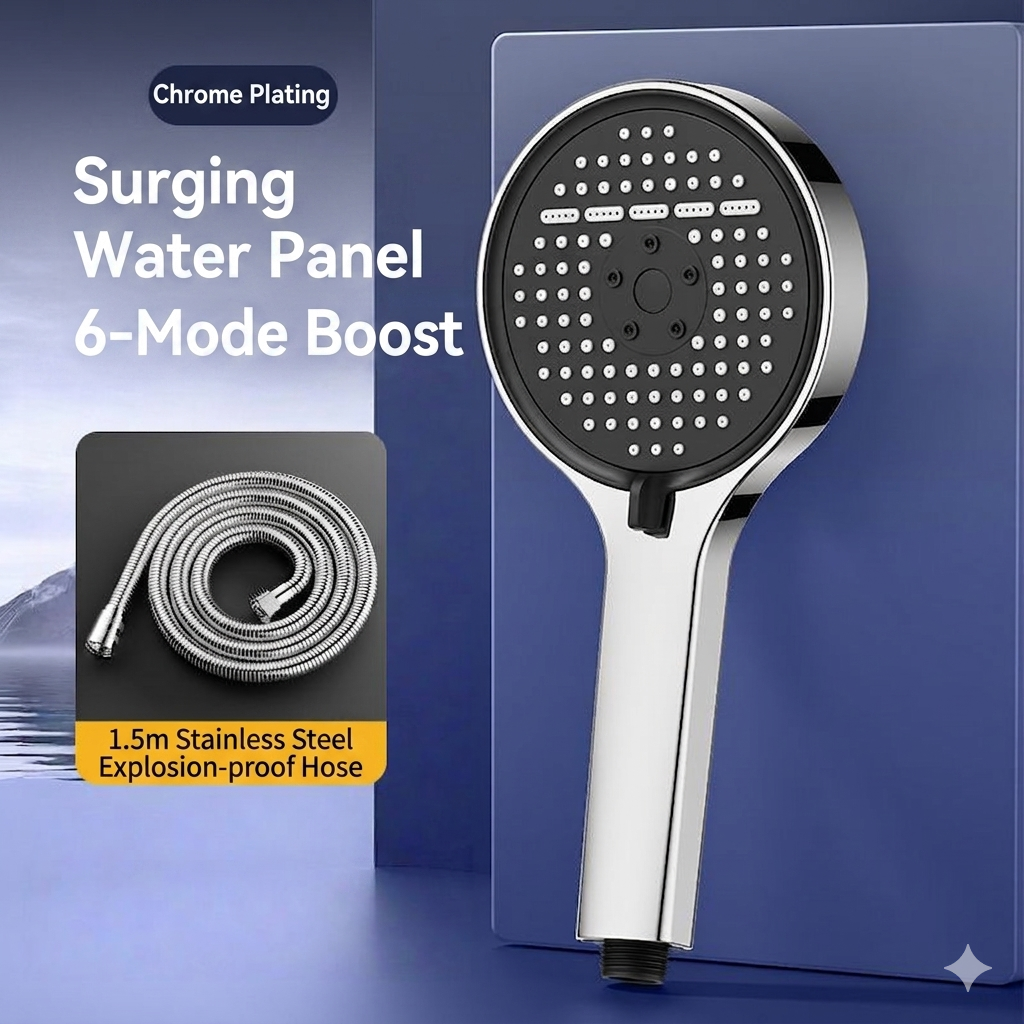 June Hot Selling! 🔥50% OFF🔥 - 7-Mode Pressurized Rain Shower Head