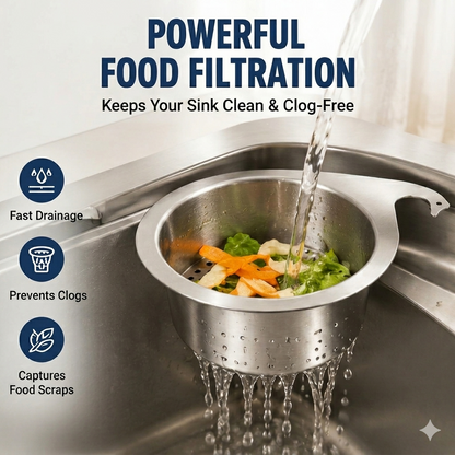 🔥HOT SALE🔥Stainless Steel Swan Sink Strainer Basket