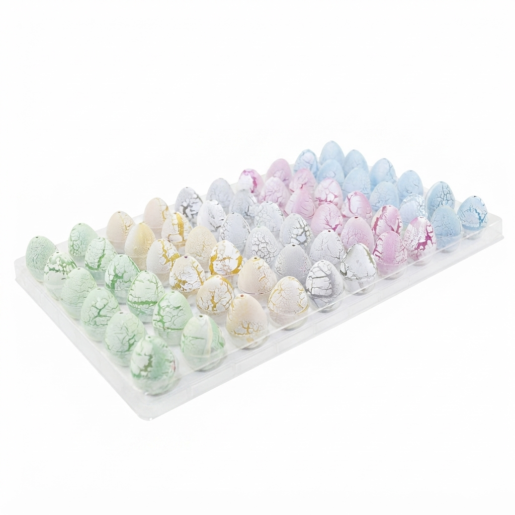 🥚 60PCS Hatching Dino Eggs – Grow-in-Water Surprise Toys for Kids' Party Favors