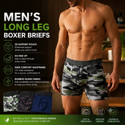🔥Hot Sale | Men's Bamboo Boxer Briefs