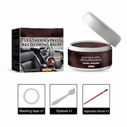 Magic Leather Color Restorer & Repair Paste for Couches, Car Seats and Bags