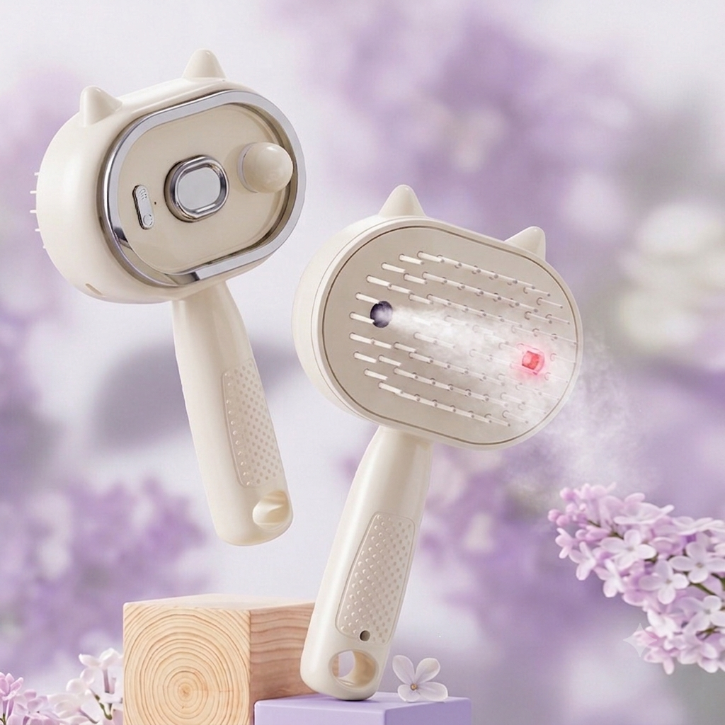 ✨ 3-in-1 Electric Spray Massage & Self-Cleaning Brush