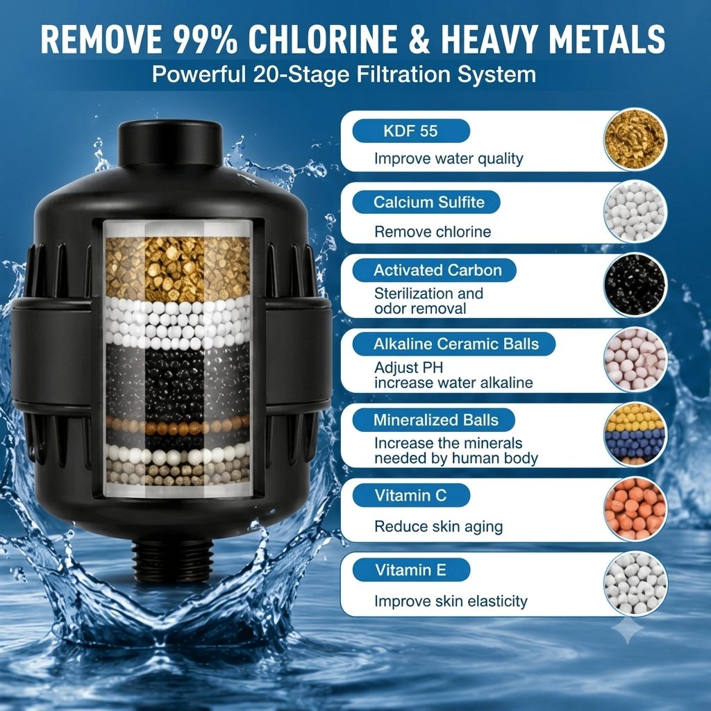 🔥Hot Sale  | Shower Water Filter