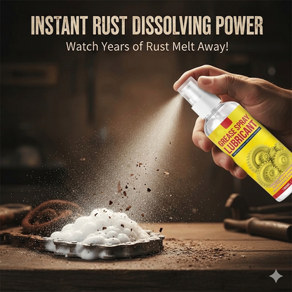 🔥 Stop Rust & Squeaks Fast | Multi-Function Rust Removal Spray 180ML