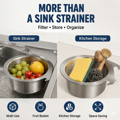 🔥HOT SALE🔥Stainless Steel Swan Sink Strainer Basket