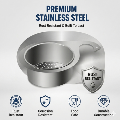 🔥HOT SALE🔥Stainless Steel Swan Sink Strainer Basket