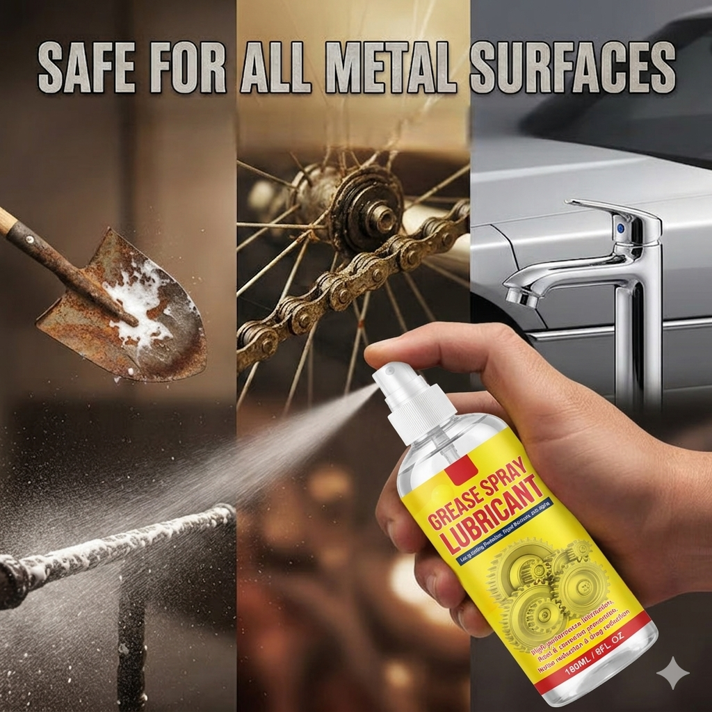 🔥 Stop Rust & Squeaks Fast | Multi-Function Rust Removal Spray 180ML