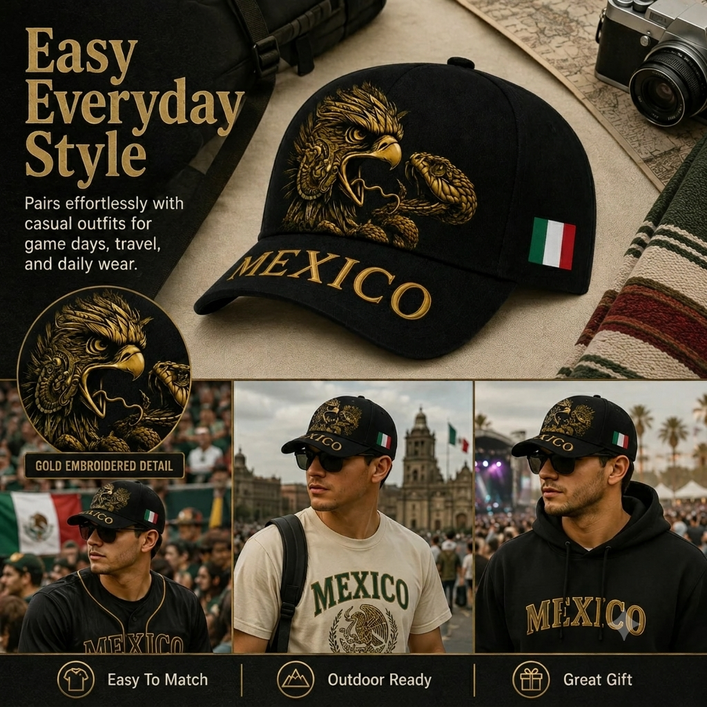 🔥 Hot Sale | Men's & Women's Mexico National Team Soccer Baseball Cap