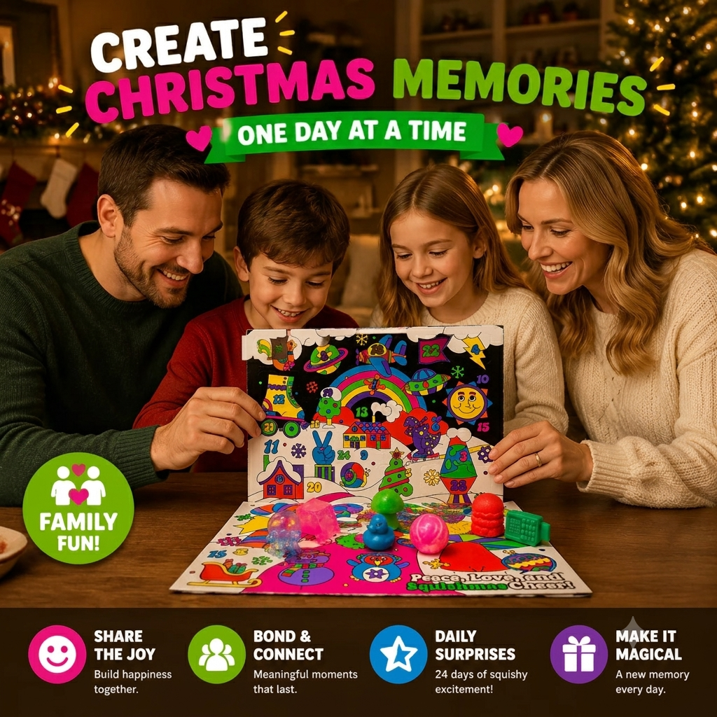 🎄 24-Day Squishy Advent Calendar – A New Surprise Every Day 🎁