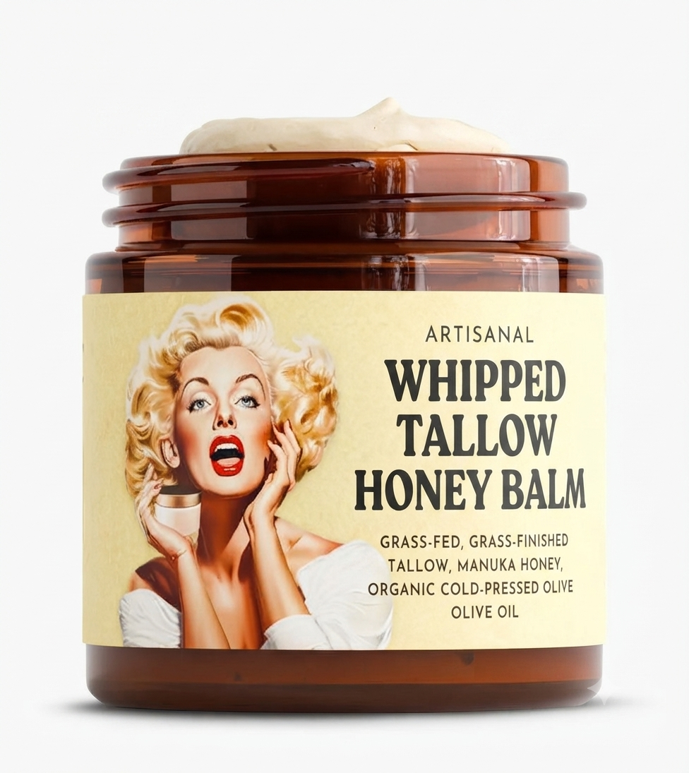 🔥 Best Seller | Whipped Beef Tallow & Manuka Honey Balm