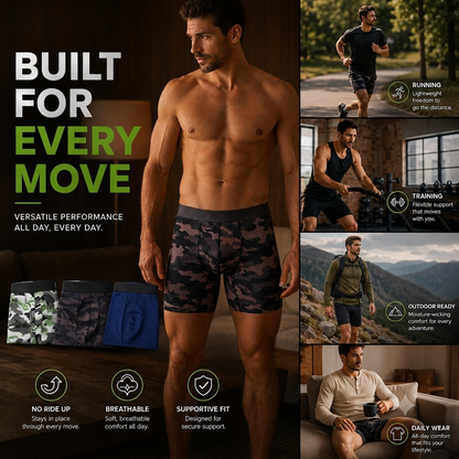 🔥Hot Sale | Men's Bamboo Boxer Briefs