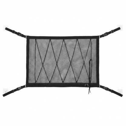 🚙 Ceiling Cargo Net 31"x21" – Double-Layer SUV Roof Organizer for Road Trips
