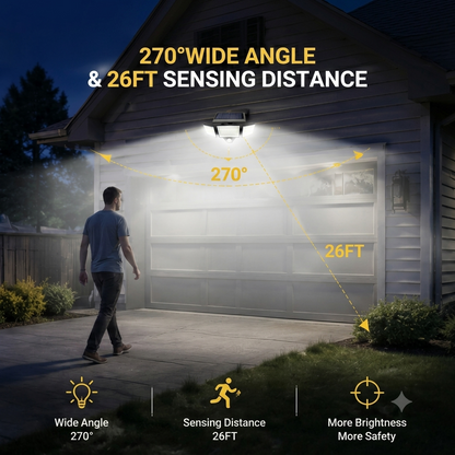 🔥Bestseller | Solar Outdoor Lights 2500LM 210 LED Security Lights