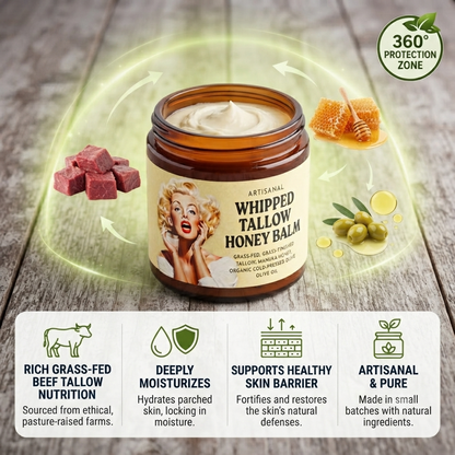 🔥 Best Seller | Whipped Beef Tallow & Manuka Honey Balm