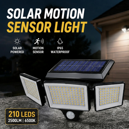 🔥Bestseller | Solar Outdoor Lights 2500LM 210 LED Security Lights