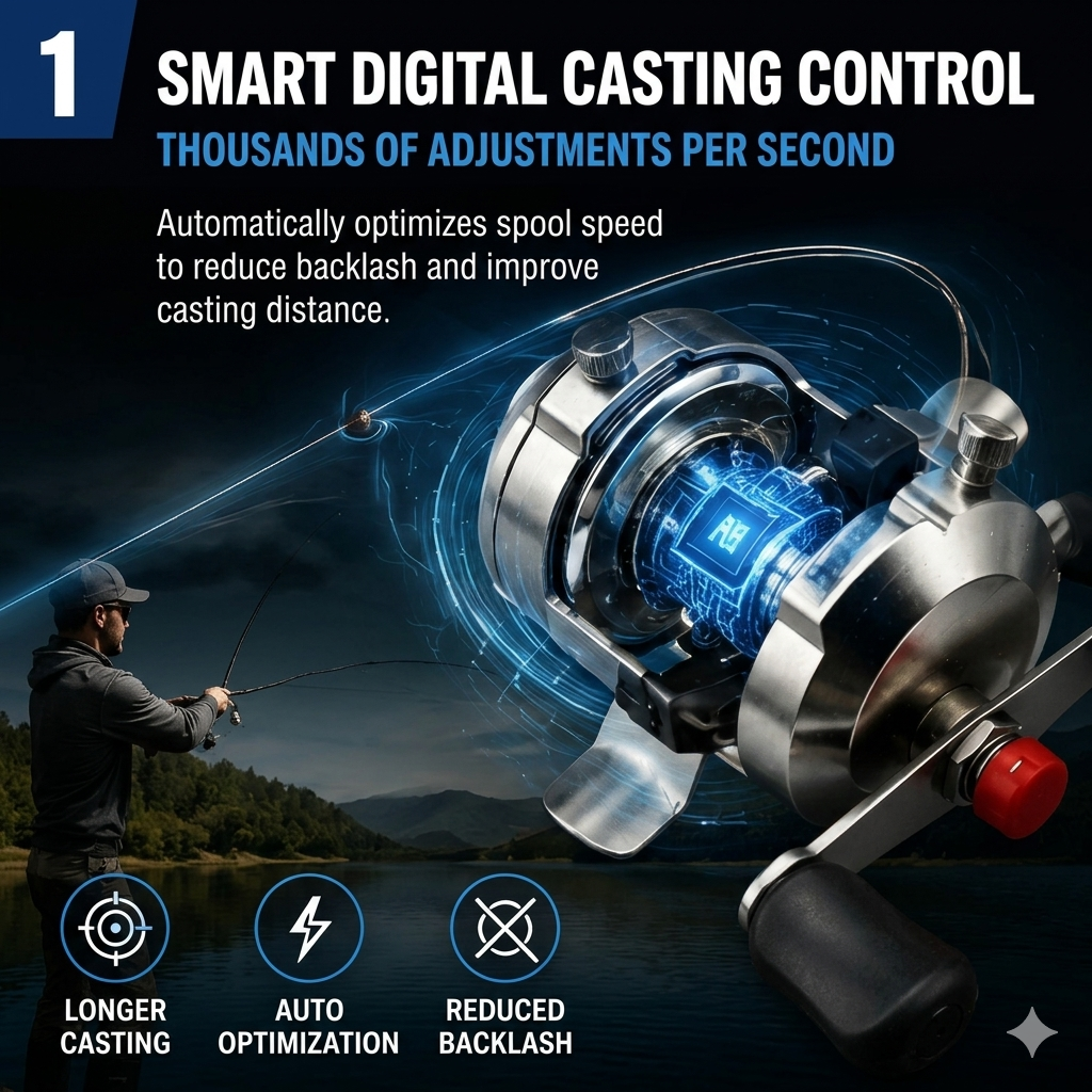 Round casting reel|all-aluminum alloy machined fishing reel