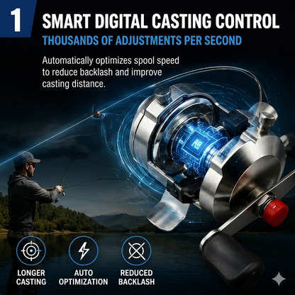 Round casting reel|all-aluminum alloy machined fishing reel