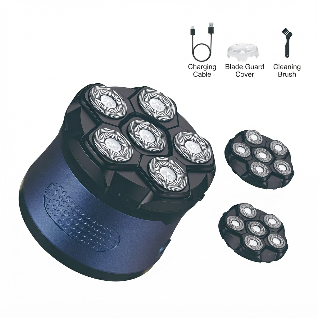 🔥🛠️Head Shavers for Bald Men, IPX7 Waterproof Wet/Dry Head Shavers for Men