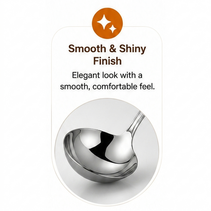 ✨ Scoop with Ease | 2 PCS Stainless Steel Soup Ladles