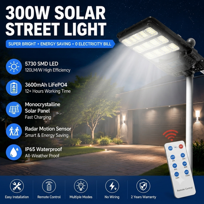 🔥 Hot Sale | Upgraded Solar LED Street Light