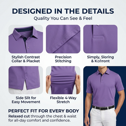 🔥 HOT SALE | 3 PCS Men's Polo Shirts