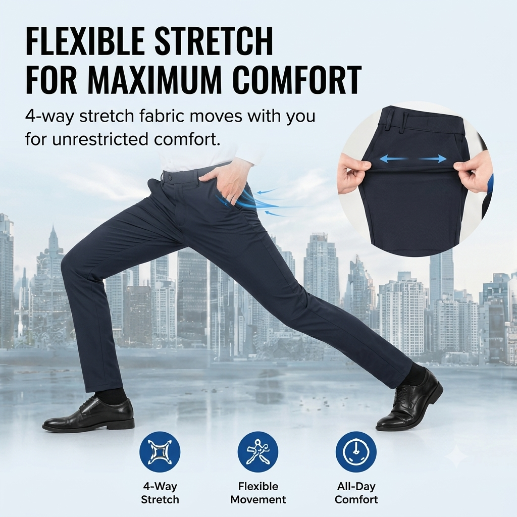 🔥Hot Seller | Men's Summer Cooling Stretch Slacks