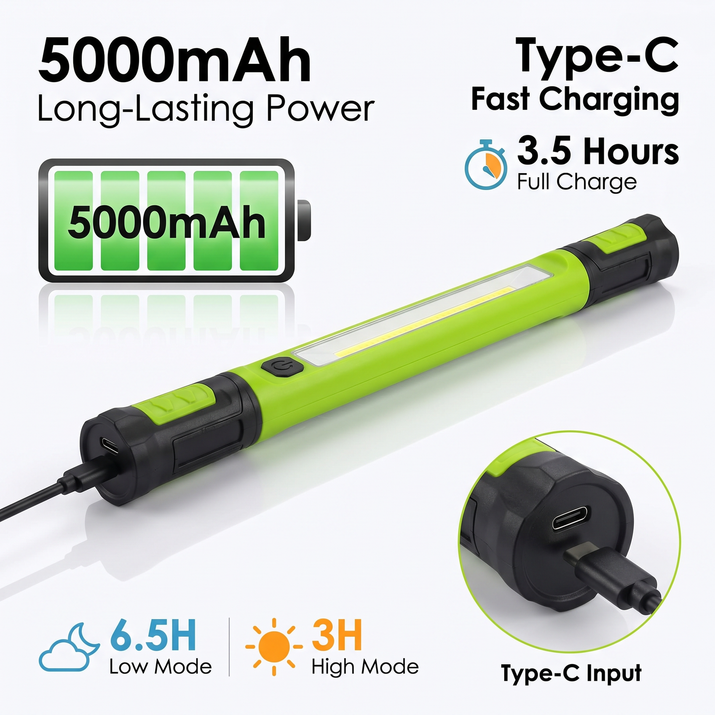 🔥Hot Sale 49% off🌟🔦Multifunctional magnetic rechargeable work light💡