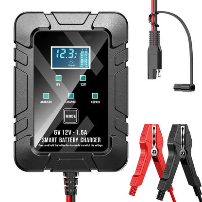 🔥🔥 Father's Day Special:FOXSUR 6V/12V 1.5A Smart Battery Charger