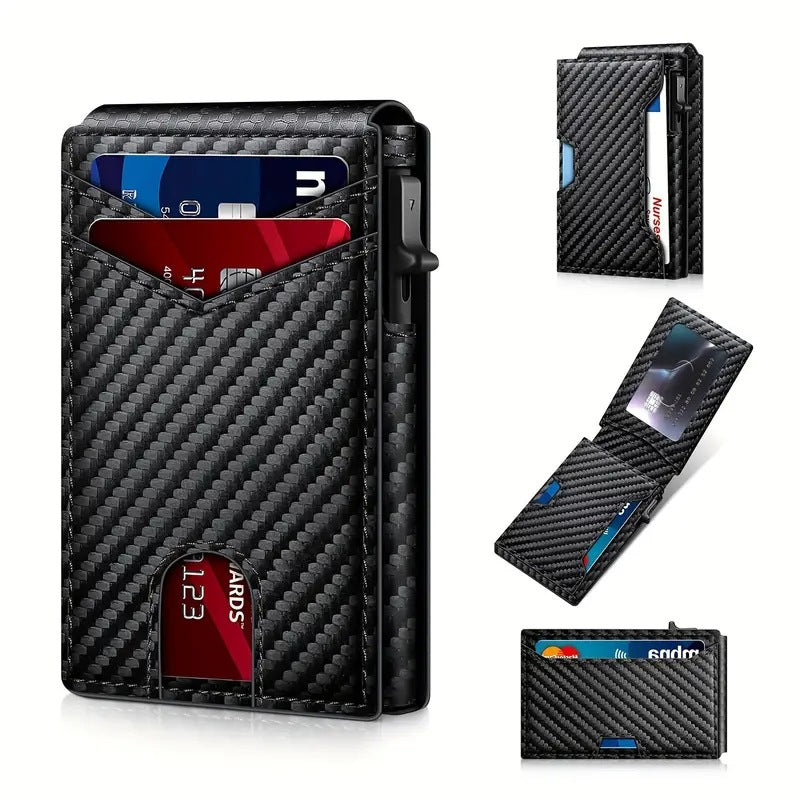 🎁Father's Day gift🎁Wallet for Men - Pop Up Case, Cash Slot, and Credit Card Slot