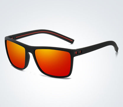 😎 Retro Square Shades – HD Polarized TAC Lens, UV Protection, Lightweight Unisex for Driving & Travel