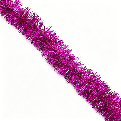✨ Metallic Tinsel Trim – Sparkling Decoration for Gift Wrapping & Holiday Crafts