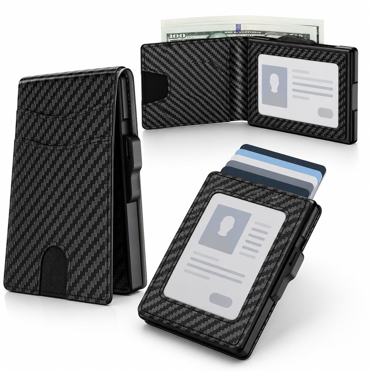 🎁Father's Day gift🎁Wallet for Men - Pop Up Case, Cash Slot, and Credit Card Slot