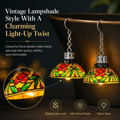 ✨ Luminous Stained Glass Dome Earrings