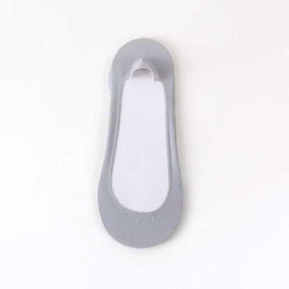 🧦Cushioned No-Show Socks for Women | Non-Slip Ice Silk Invisible Boat Socks with Double Sponge Footpads