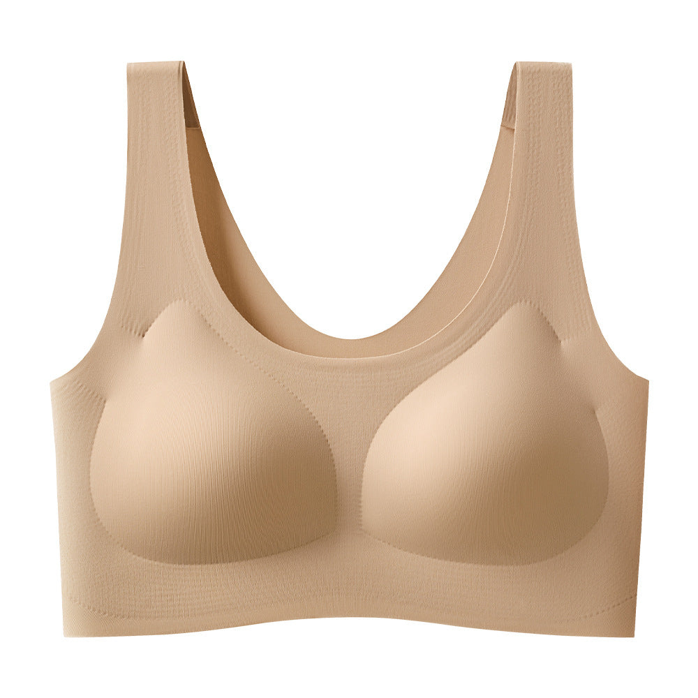 Seamless Wireless Sculpting Bra – Invisible Comfort & Natural Lift