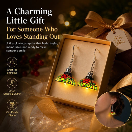 ✨ Luminous Stained Glass Dome Earrings
