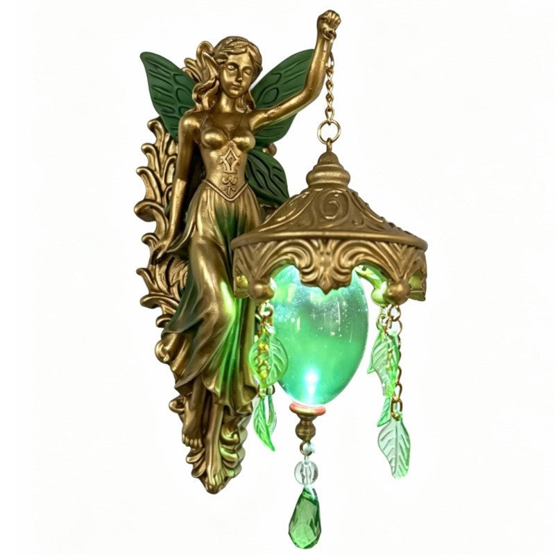 🔥HOT SALE!🧜‍♀️Hand-Painted Mermaid Wall Sconce – Nautical & Artisan Design