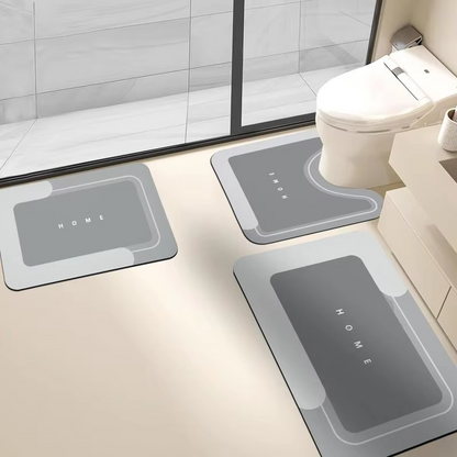 🛁 3-Piece Anti-Slip Bathroom Mat Set
