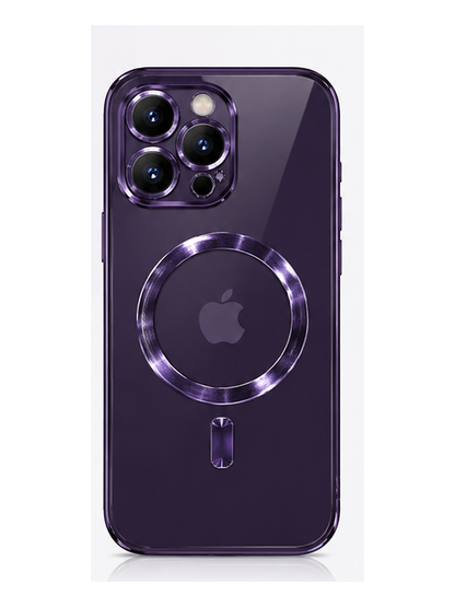 ⚡ Smart Deal ✨ Soft TPU Full Lens iPhone Case — Clear MagSafe Compatible Shockproof Cover