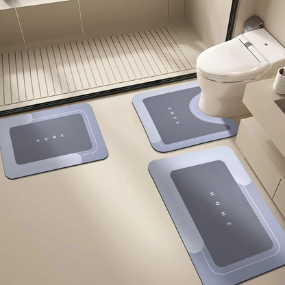 🛁 3-Piece Anti-Slip Bathroom Mat Set
