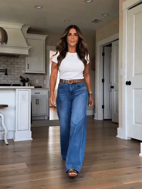 ✨ Denim Deal – Women’s Relaxed High-Rise Jeans 👖 Stretchy Everyday Comfort with a Flattering Casual Fit 💕