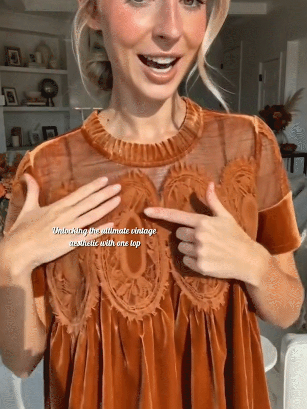 🌸 Fashion Deal – Women’s Velvet Ruffle Blouse ✨ Elegant Lace-Trimmed Short-Sleeve Top for Vintage Everyday Style 💕