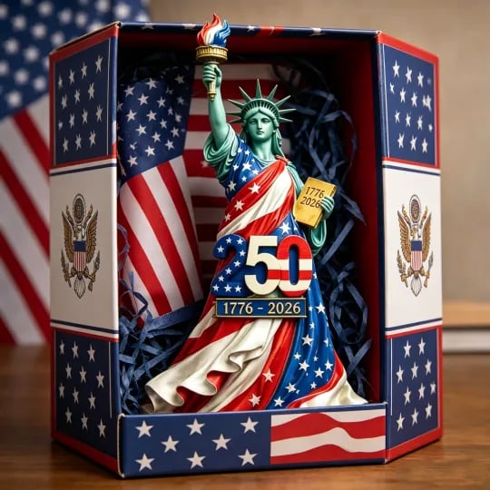 ⚡️Flash Sale｜Handmade USA 250th Anniversary Statue of Liberty Figurine
