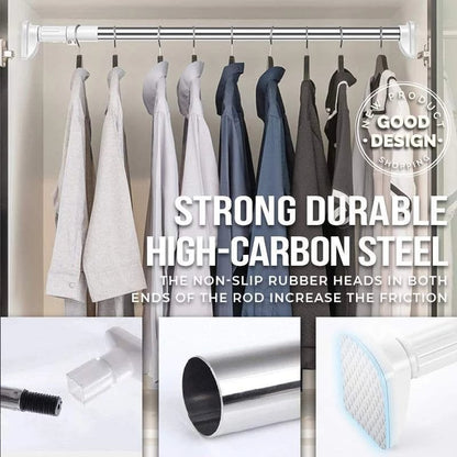 Adjustable Drill-Free Telescopic Tension Rod