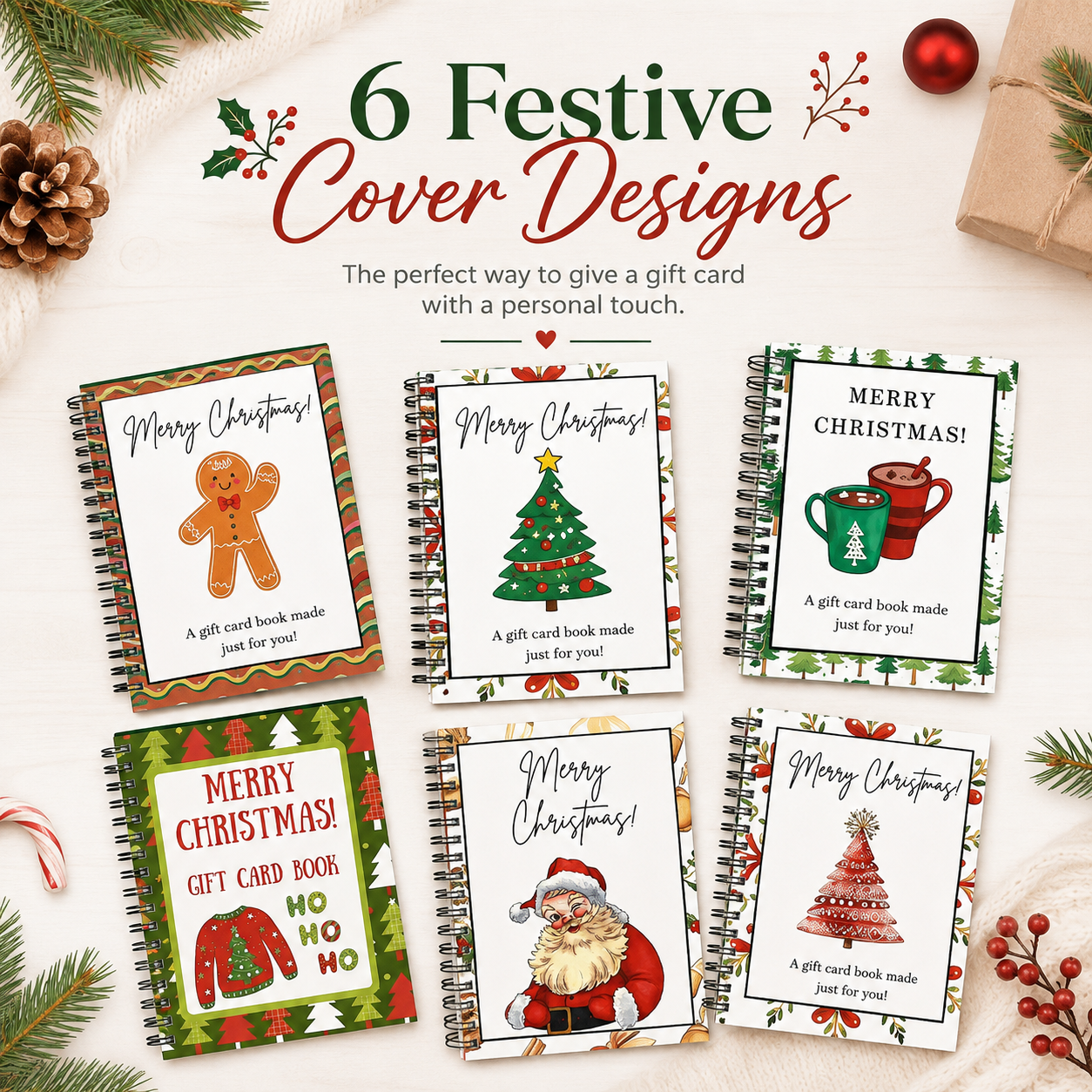 🎁Holiday Trend🔥DIY Christmas Gift Card Album