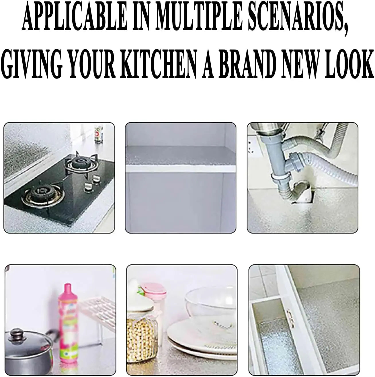 💧Oil-Proof & Waterproof✨ Easy-Clean Kitchen Wallpaper(40 CM*3 M)