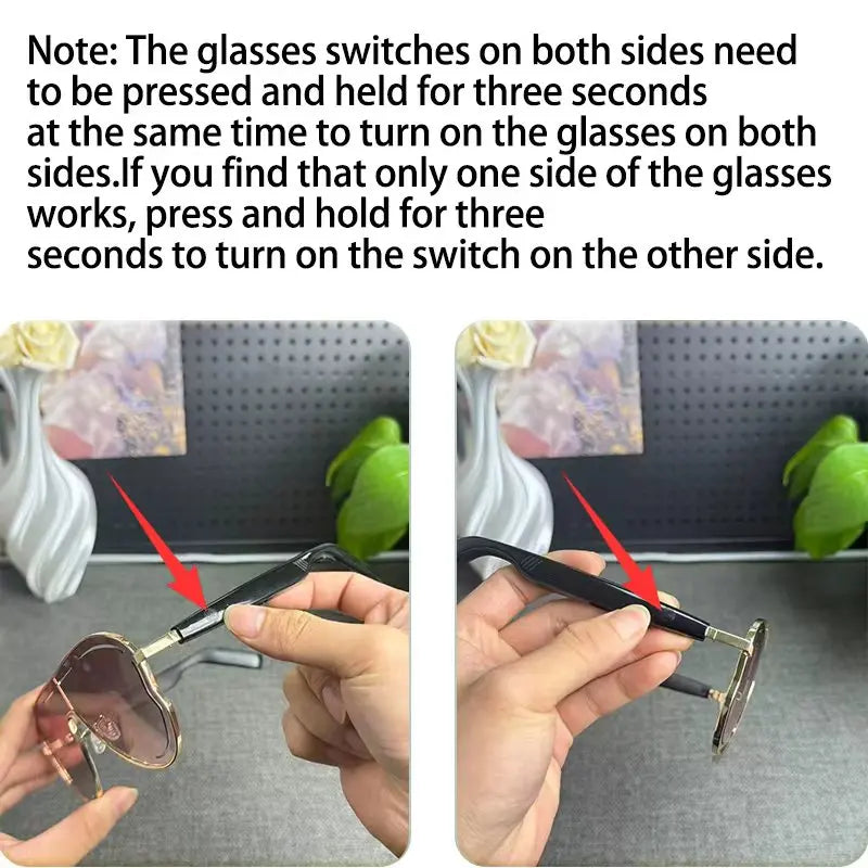 🕶️ Smart Bluetooth Sunglasses – Music & Style 🎵